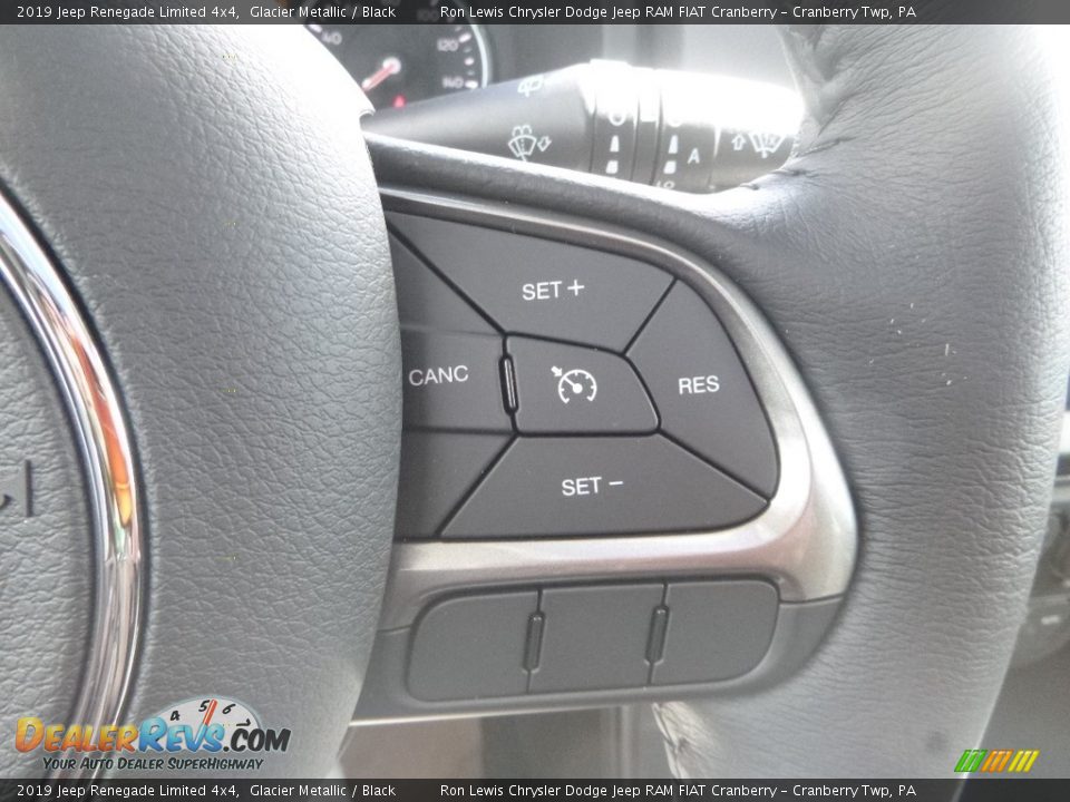 2019 Jeep Renegade Limited 4x4 Glacier Metallic / Black Photo #19