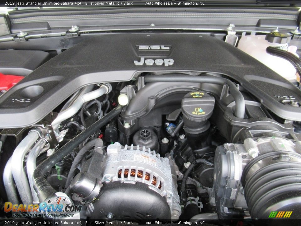 2019 Jeep Wrangler Unlimited Sahara 4x4 Billet Silver Metallic / Black Photo #6