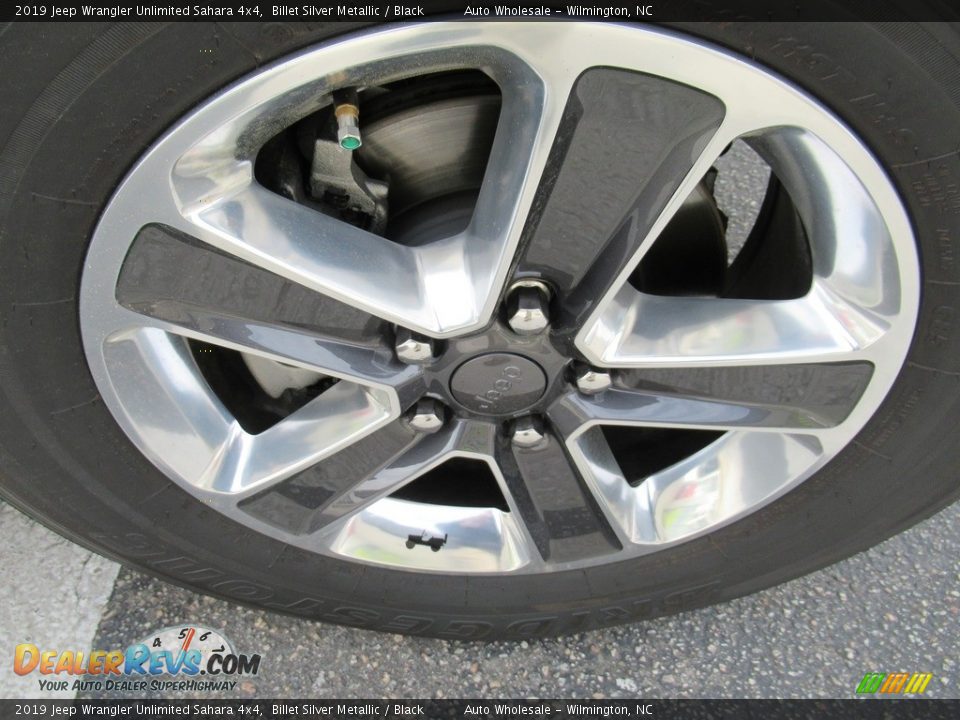 2019 Jeep Wrangler Unlimited Sahara 4x4 Billet Silver Metallic / Black Photo #7
