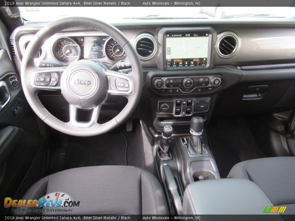 2019 Jeep Wrangler Unlimited Sahara 4x4 Billet Silver Metallic / Black Photo #14