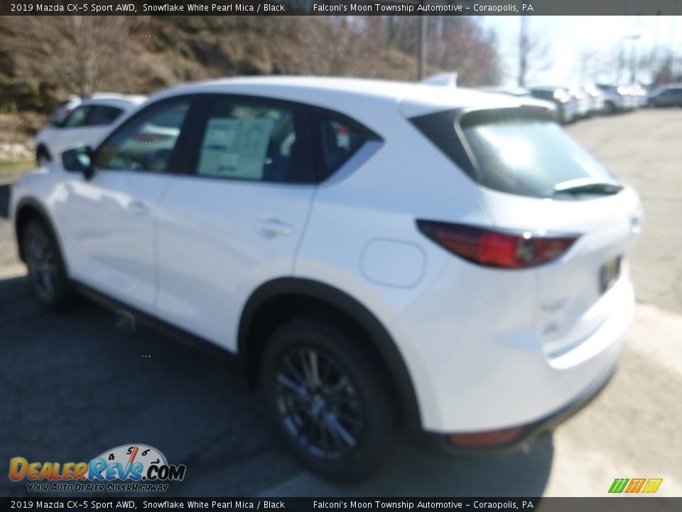2019 Mazda CX-5 Sport AWD Snowflake White Pearl Mica / Black Photo #6