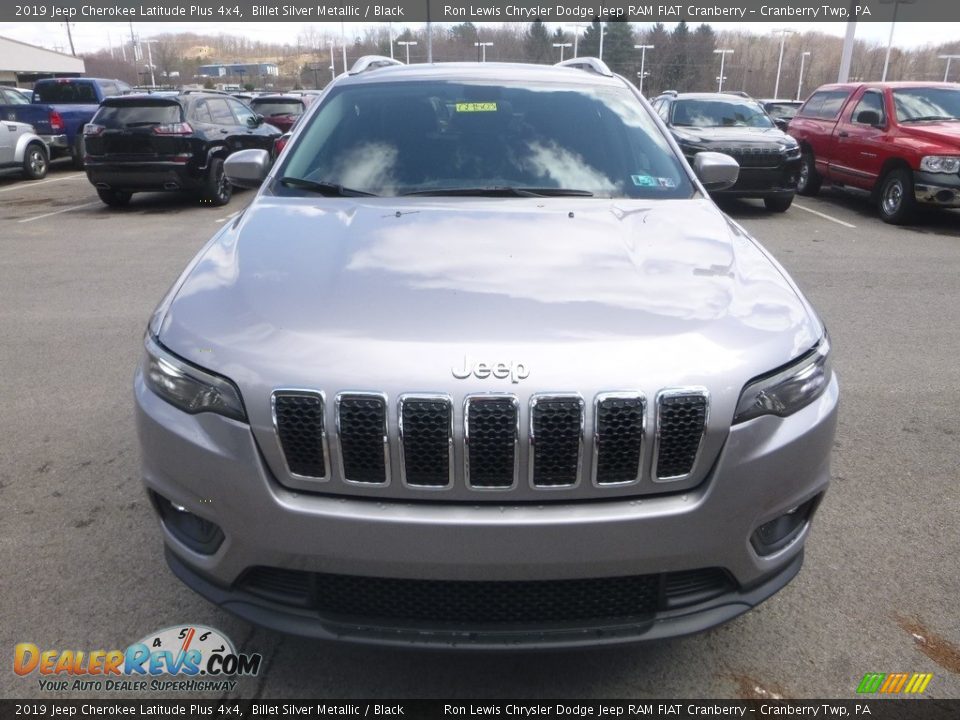 2019 Jeep Cherokee Latitude Plus 4x4 Billet Silver Metallic / Black Photo #8