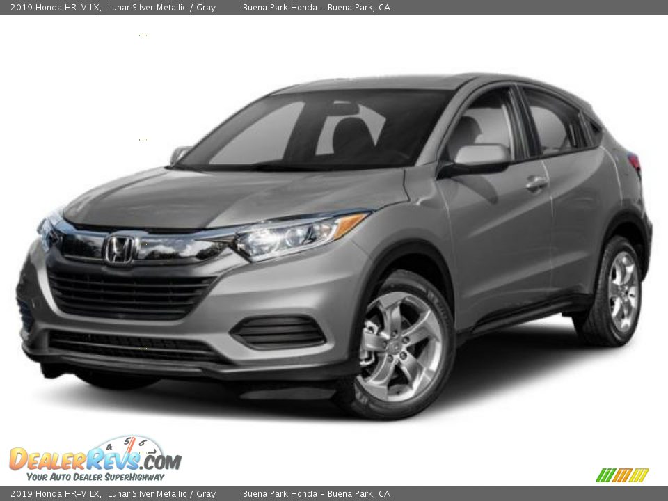 2019 Honda HR-V LX Lunar Silver Metallic / Gray Photo #36