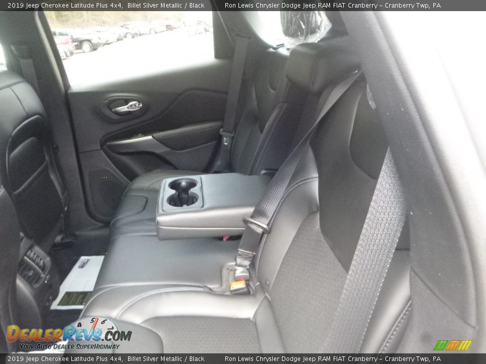 2019 Jeep Cherokee Latitude Plus 4x4 Billet Silver Metallic / Black Photo #12