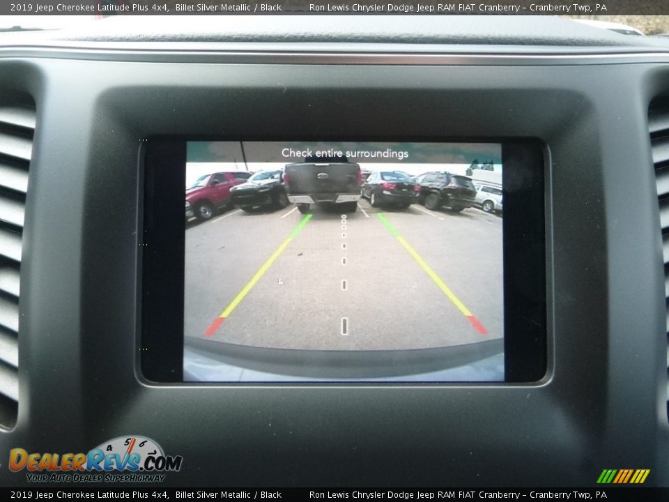 2019 Jeep Cherokee Latitude Plus 4x4 Billet Silver Metallic / Black Photo #17