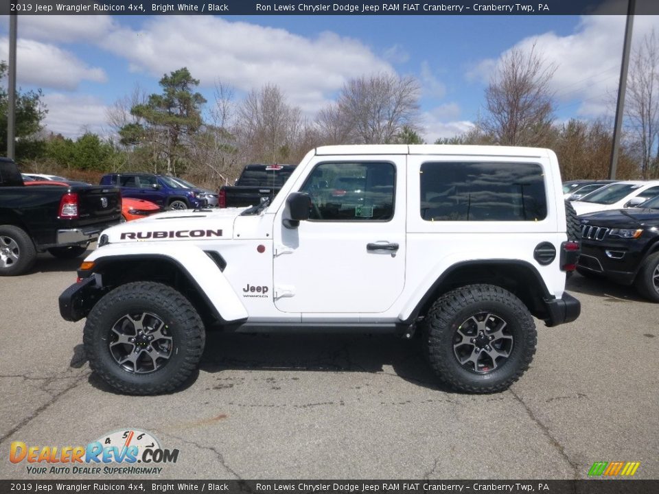 Bright White 2019 Jeep Wrangler Rubicon 4x4 Photo #2