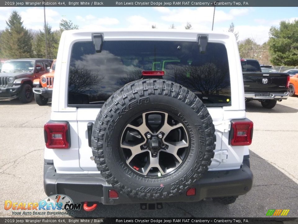 2019 Jeep Wrangler Rubicon 4x4 Bright White / Black Photo #4