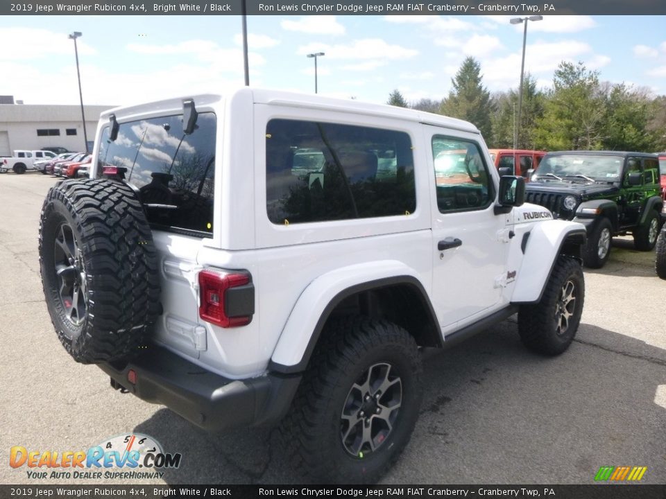 2019 Jeep Wrangler Rubicon 4x4 Bright White / Black Photo #5