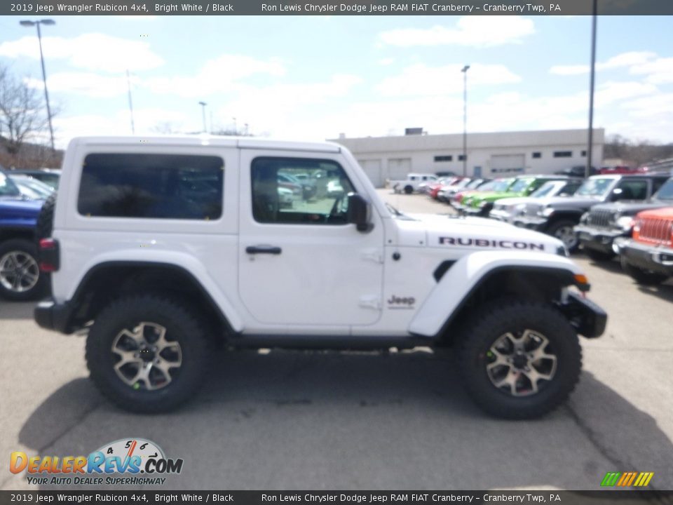 2019 Jeep Wrangler Rubicon 4x4 Bright White / Black Photo #6