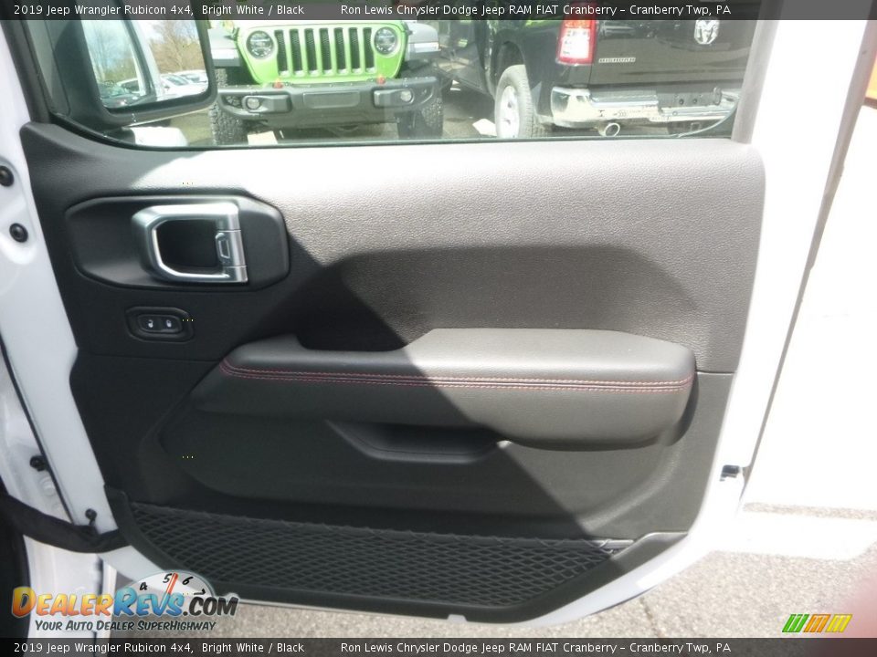 2019 Jeep Wrangler Rubicon 4x4 Bright White / Black Photo #10