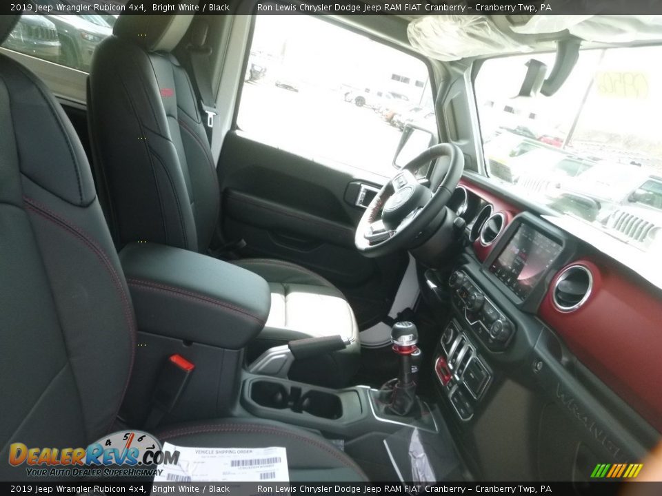 2019 Jeep Wrangler Rubicon 4x4 Bright White / Black Photo #11