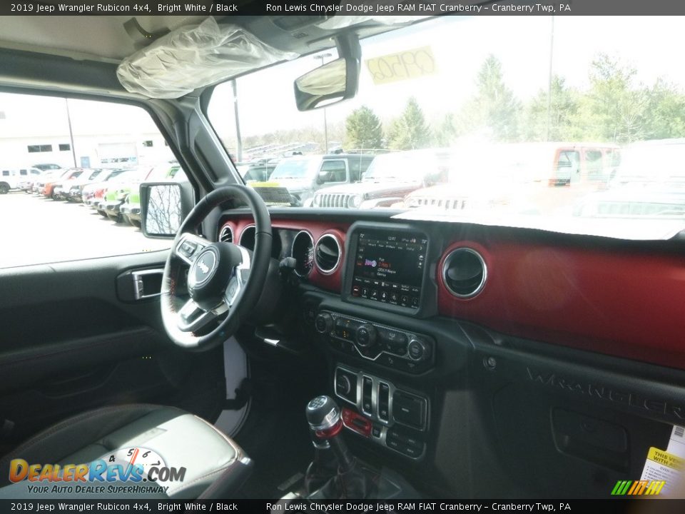 2019 Jeep Wrangler Rubicon 4x4 Bright White / Black Photo #12
