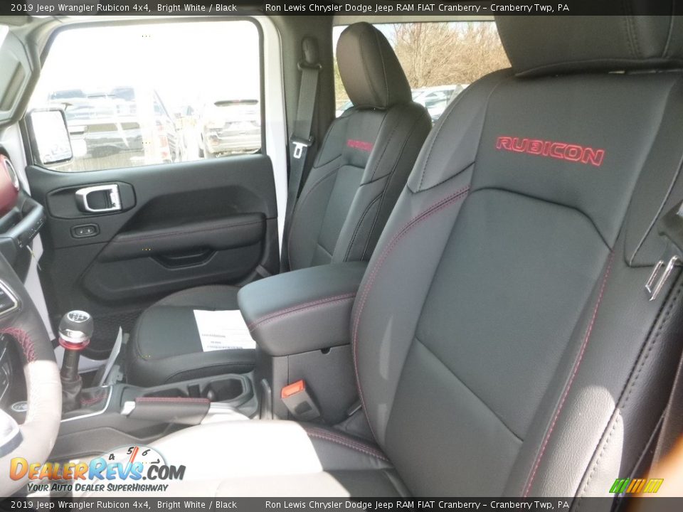 2019 Jeep Wrangler Rubicon 4x4 Bright White / Black Photo #13