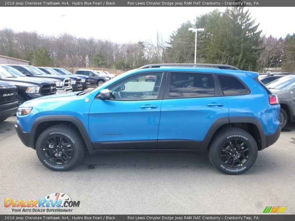 Hydro Blue Pearl 2019 Jeep Cherokee Trailhawk 4x4 Photo #2