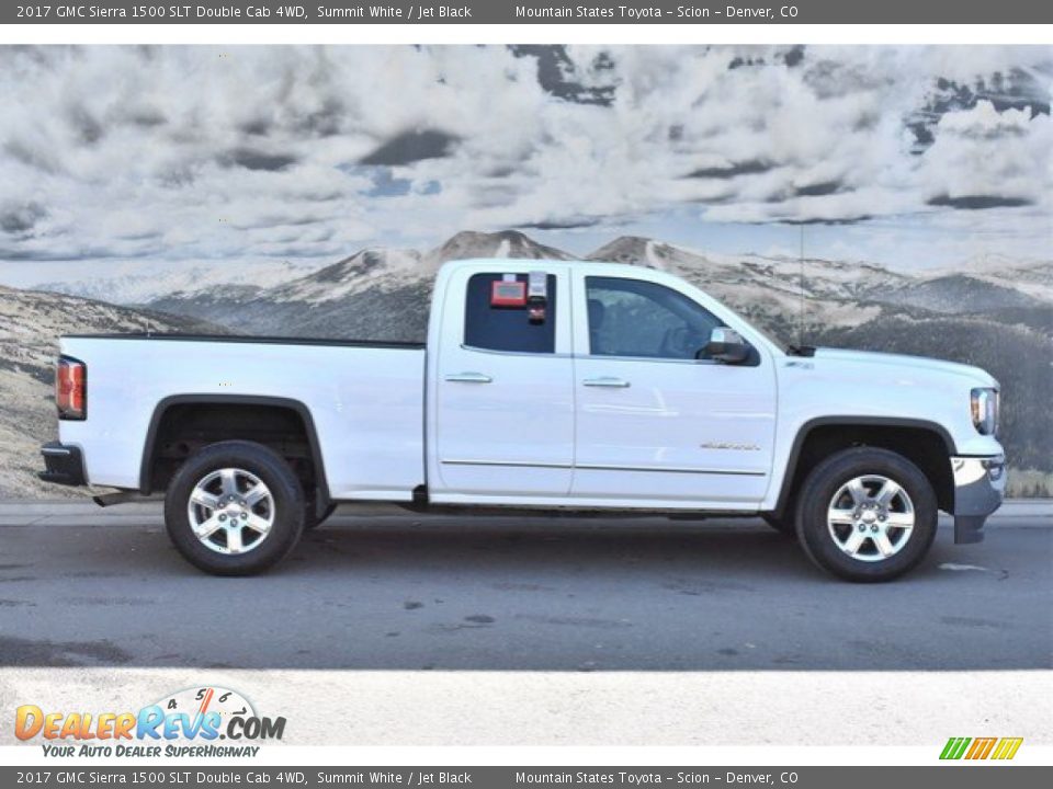 2017 GMC Sierra 1500 SLT Double Cab 4WD Summit White / Jet Black Photo #2