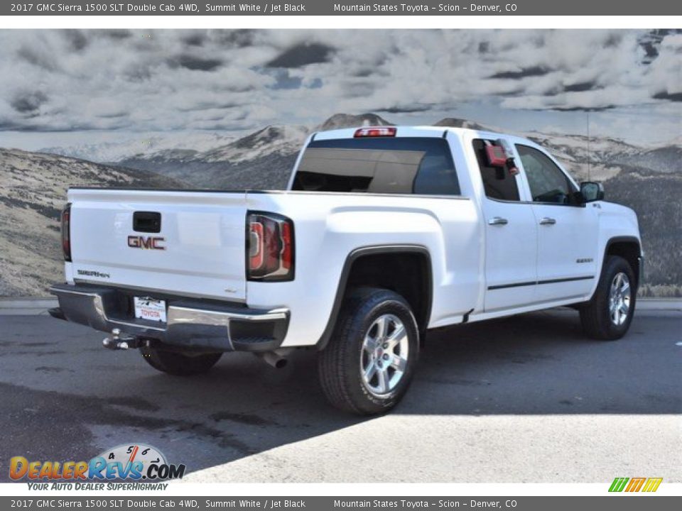 2017 GMC Sierra 1500 SLT Double Cab 4WD Summit White / Jet Black Photo #3