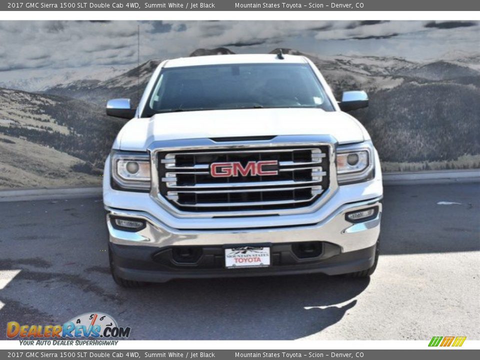 2017 GMC Sierra 1500 SLT Double Cab 4WD Summit White / Jet Black Photo #4