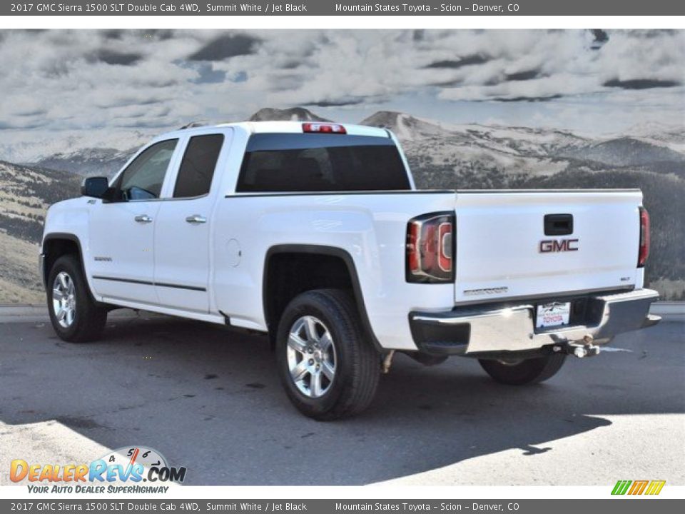 2017 GMC Sierra 1500 SLT Double Cab 4WD Summit White / Jet Black Photo #7