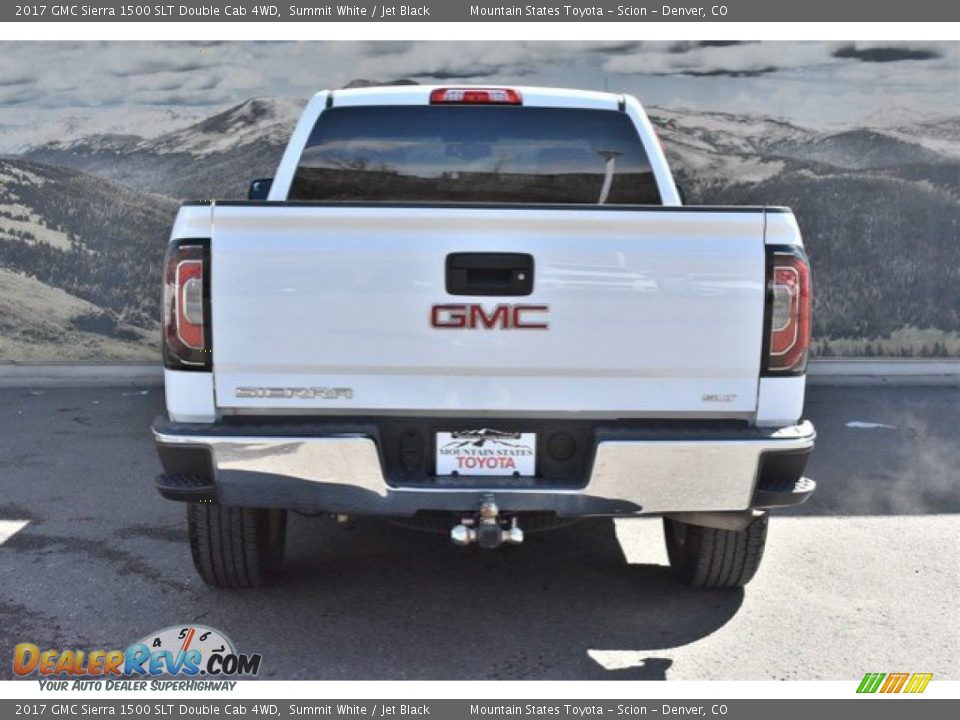 2017 GMC Sierra 1500 SLT Double Cab 4WD Summit White / Jet Black Photo #8