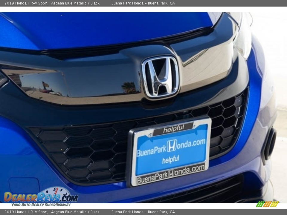 2019 Honda HR-V Sport Aegean Blue Metallic / Black Photo #4