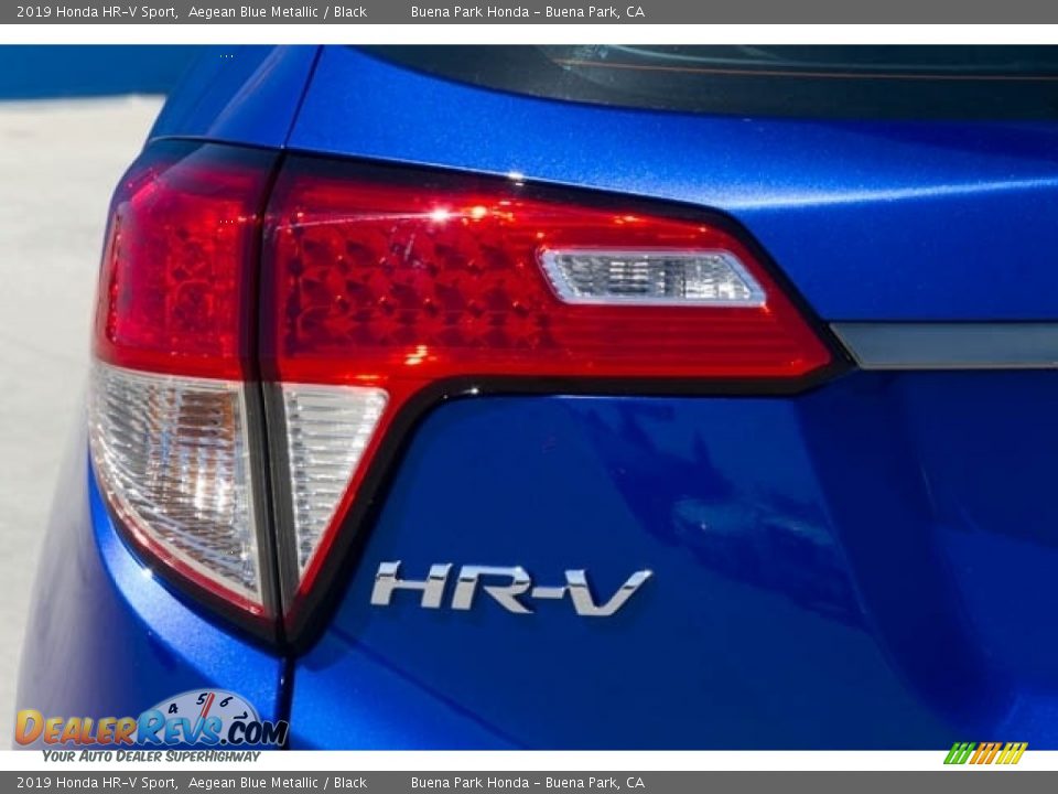 2019 Honda HR-V Sport Aegean Blue Metallic / Black Photo #7
