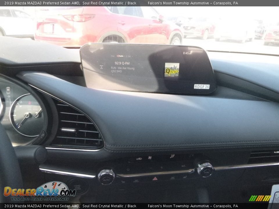 2019 Mazda MAZDA3 Preferred Sedan AWD Soul Red Crystal Metallic / Black Photo #8