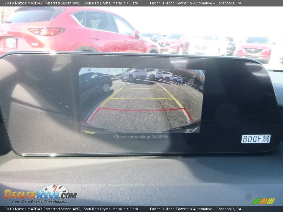 2019 Mazda MAZDA3 Preferred Sedan AWD Soul Red Crystal Metallic / Black Photo #9