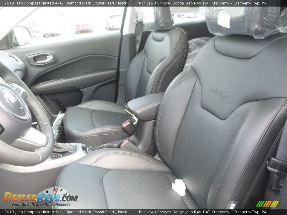 2019 Jeep Compass Limited 4x4 Diamond Black Crystal Pearl / Black Photo #15