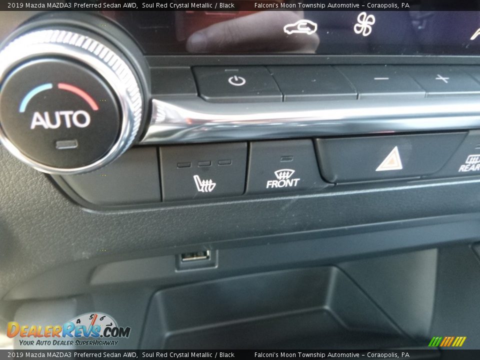 2019 Mazda MAZDA3 Preferred Sedan AWD Soul Red Crystal Metallic / Black Photo #10