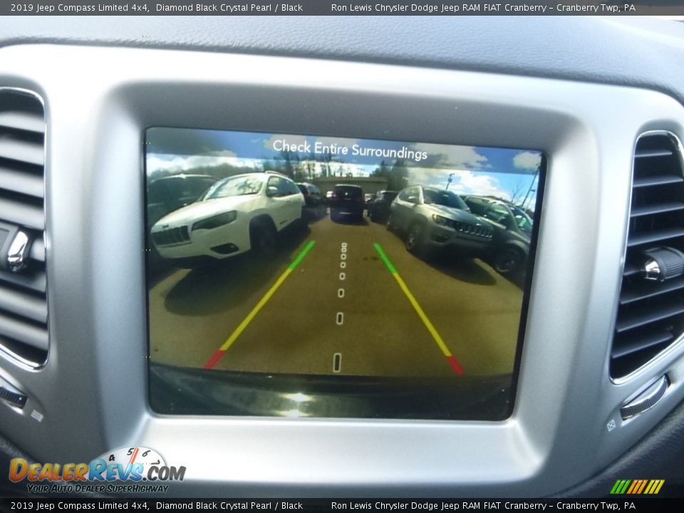 2019 Jeep Compass Limited 4x4 Diamond Black Crystal Pearl / Black Photo #18