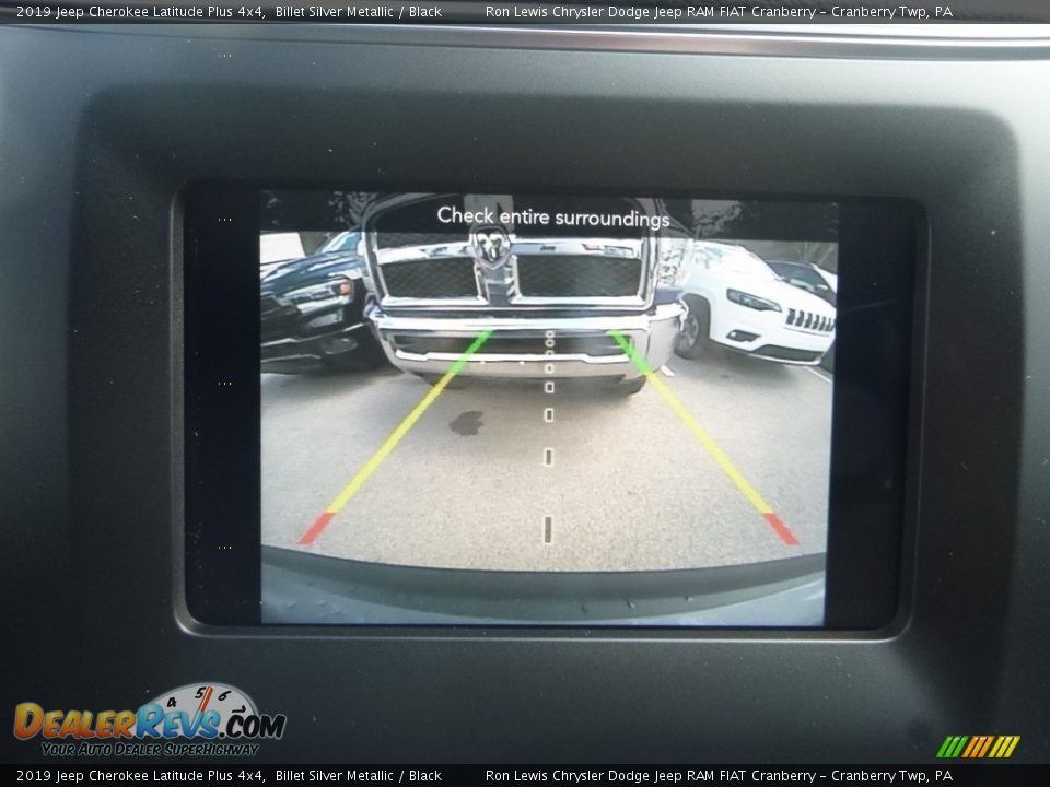 2019 Jeep Cherokee Latitude Plus 4x4 Billet Silver Metallic / Black Photo #17