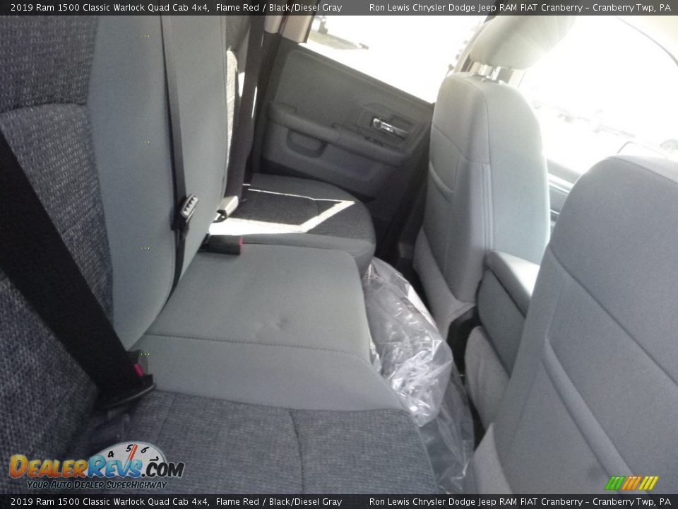 2019 Ram 1500 Classic Warlock Quad Cab 4x4 Flame Red / Black/Diesel Gray Photo #12
