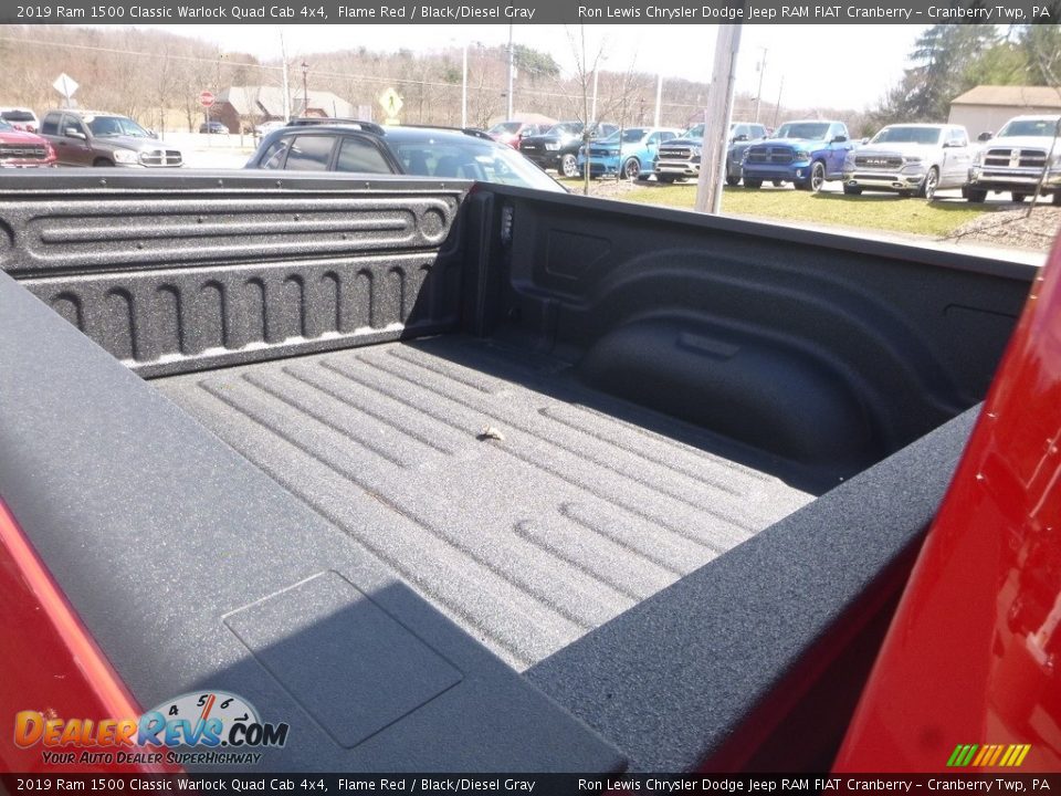 2019 Ram 1500 Classic Warlock Quad Cab 4x4 Flame Red / Black/Diesel Gray Photo #13