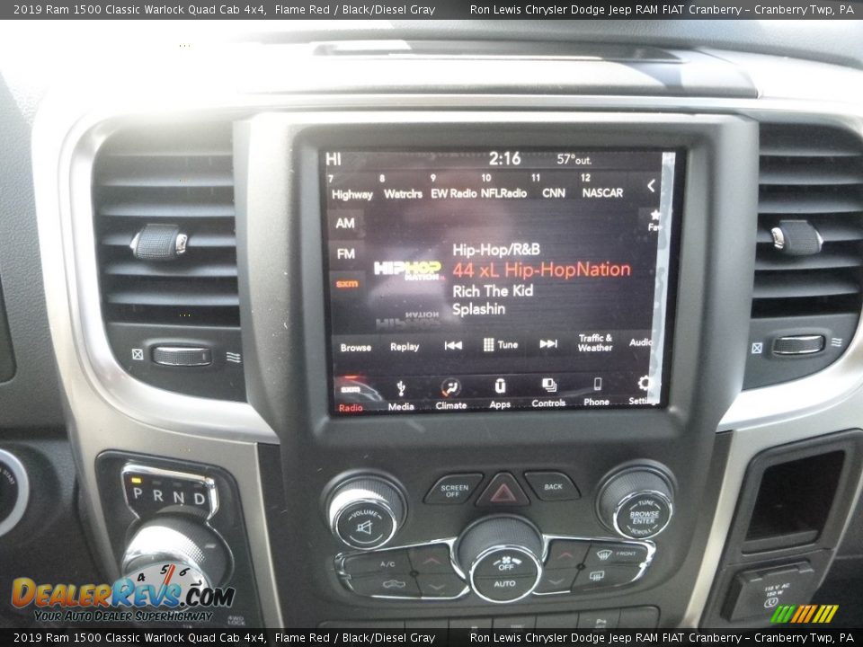 2019 Ram 1500 Classic Warlock Quad Cab 4x4 Flame Red / Black/Diesel Gray Photo #17