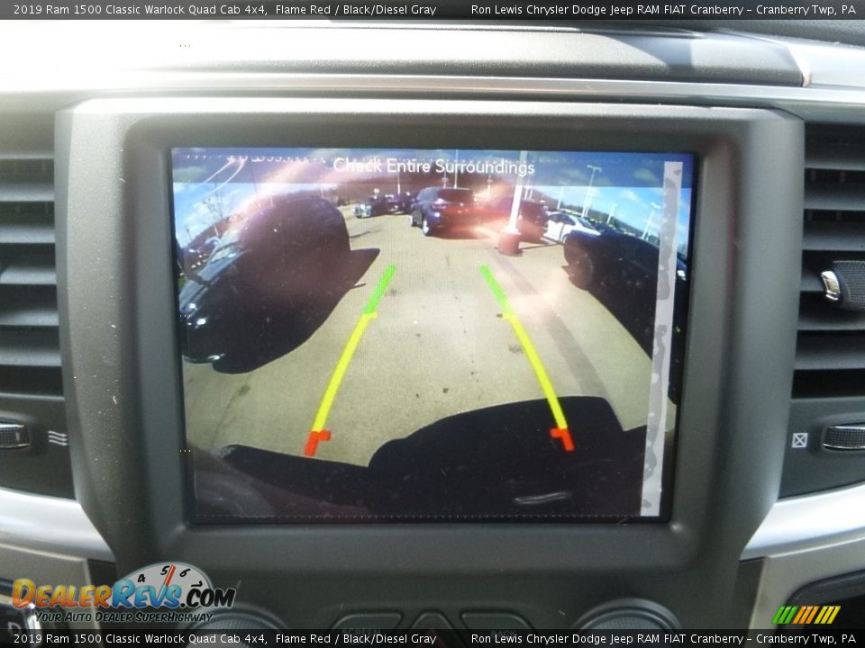 2019 Ram 1500 Classic Warlock Quad Cab 4x4 Flame Red / Black/Diesel Gray Photo #18