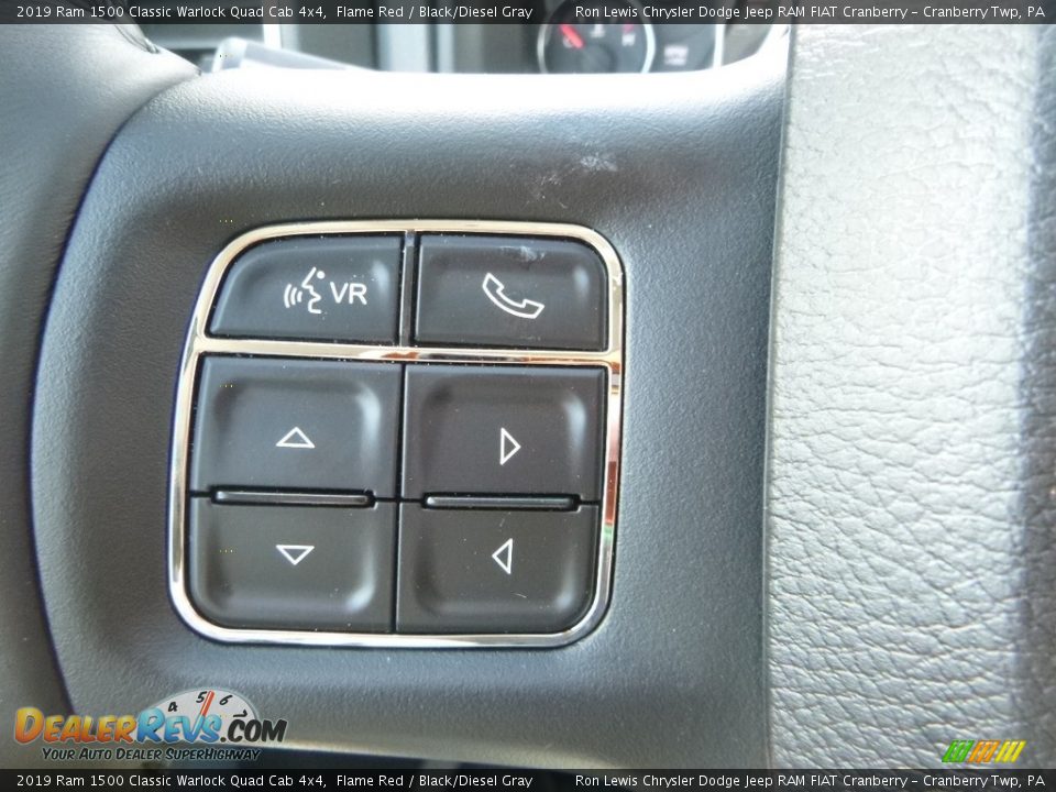 2019 Ram 1500 Classic Warlock Quad Cab 4x4 Flame Red / Black/Diesel Gray Photo #20