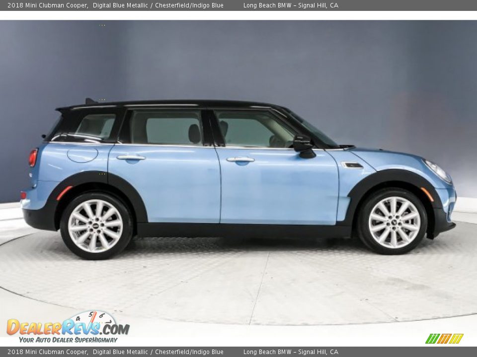 Digital Blue Metallic 2018 Mini Clubman Cooper Photo #19