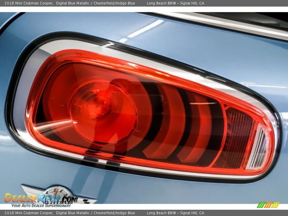 2018 Mini Clubman Cooper Digital Blue Metallic / Chesterfield/Indigo Blue Photo #25