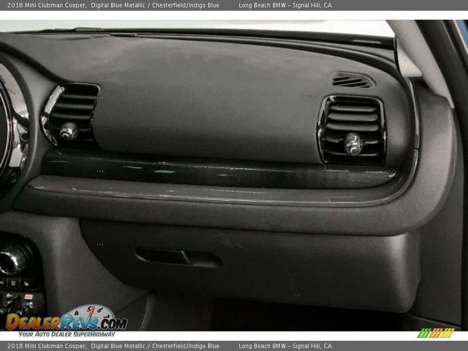 2018 Mini Clubman Cooper Digital Blue Metallic / Chesterfield/Indigo Blue Photo #27