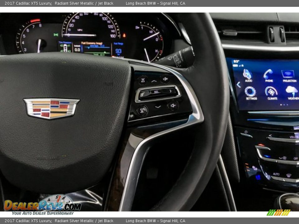 2017 Cadillac XTS Luxury Radiant Silver Metallic / Jet Black Photo #16