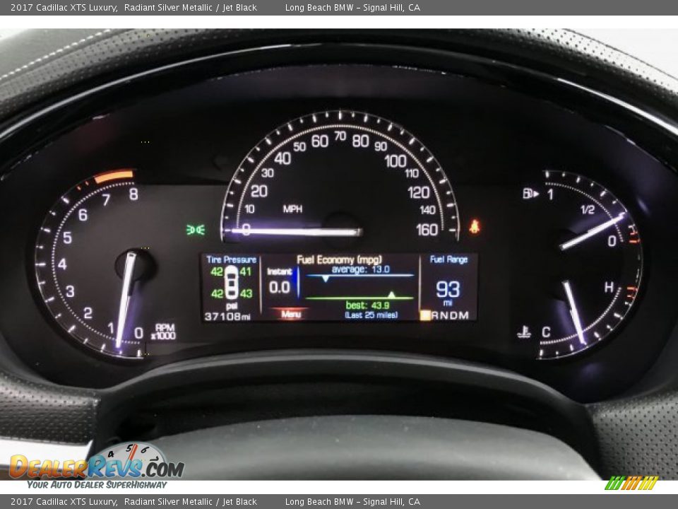 2017 Cadillac XTS Luxury Radiant Silver Metallic / Jet Black Photo #18