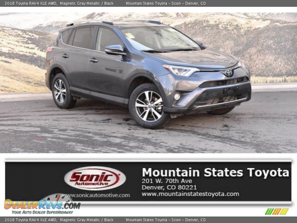 2018 Toyota RAV4 XLE AWD Magnetic Gray Metallic / Black Photo #1