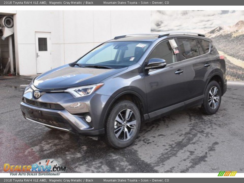 2018 Toyota RAV4 XLE AWD Magnetic Gray Metallic / Black Photo #2