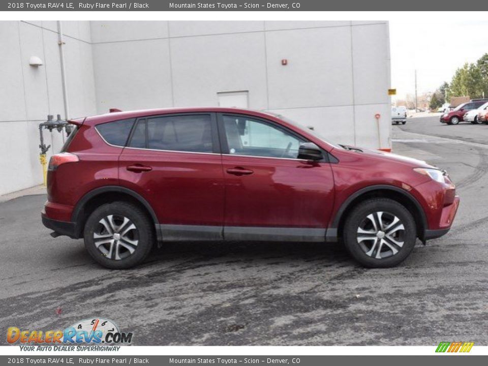 2018 Toyota RAV4 LE Ruby Flare Pearl / Black Photo #7