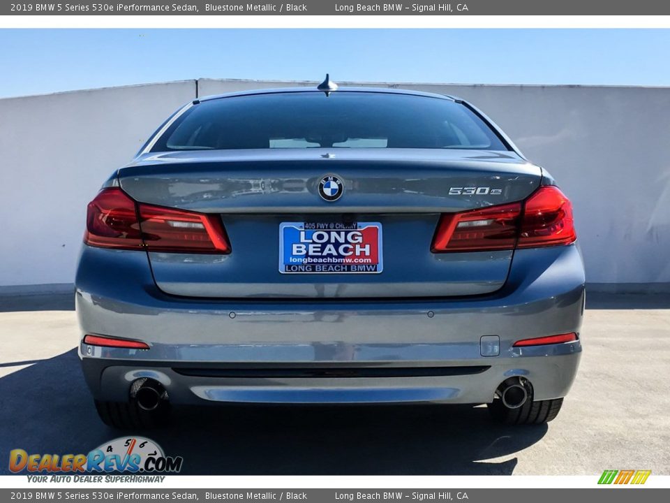 2019 BMW 5 Series 530e iPerformance Sedan Bluestone Metallic / Black Photo #3