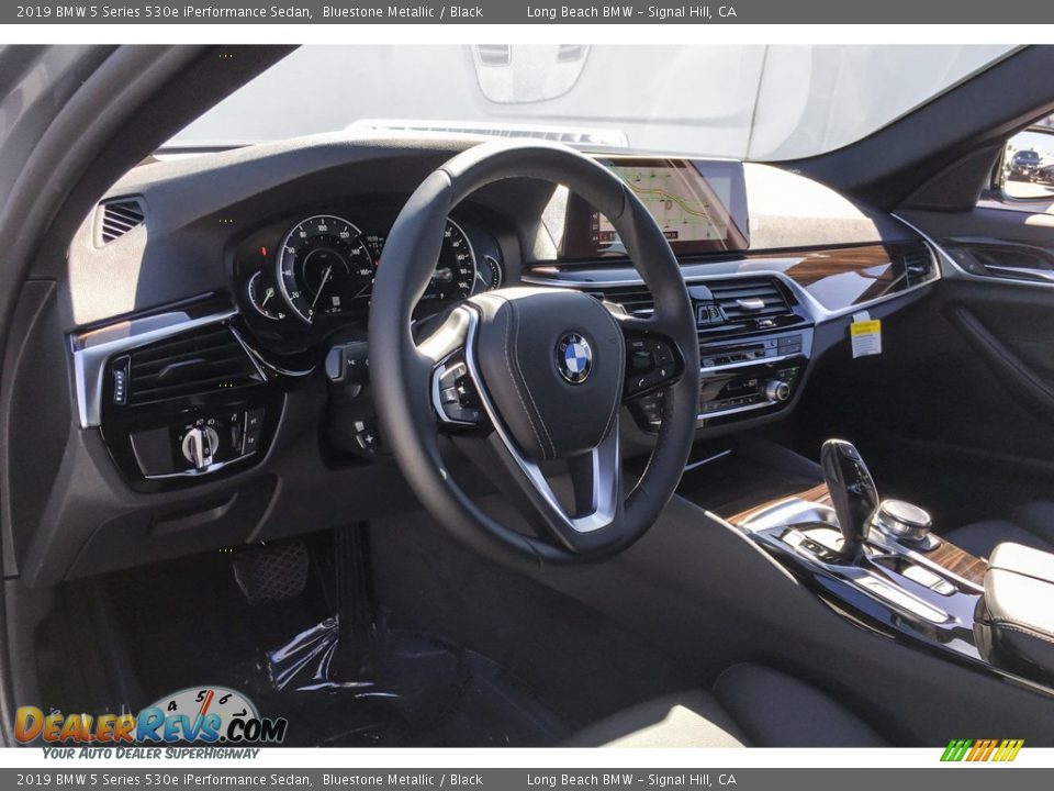 2019 BMW 5 Series 530e iPerformance Sedan Bluestone Metallic / Black Photo #4
