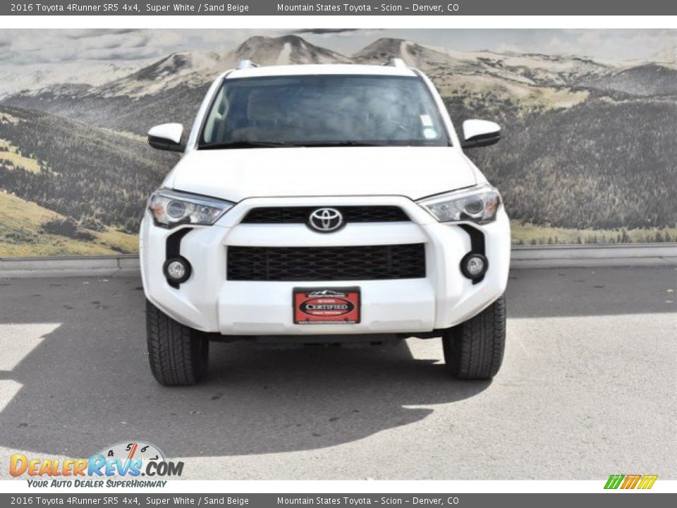 2016 Toyota 4Runner SR5 4x4 Super White / Sand Beige Photo #4