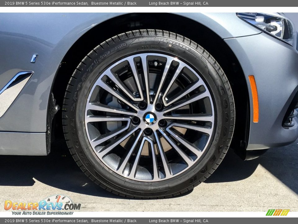 2019 BMW 5 Series 530e iPerformance Sedan Bluestone Metallic / Black Photo #9