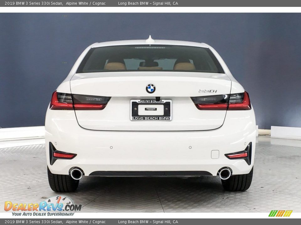2019 BMW 3 Series 330i Sedan Alpine White / Cognac Photo #3