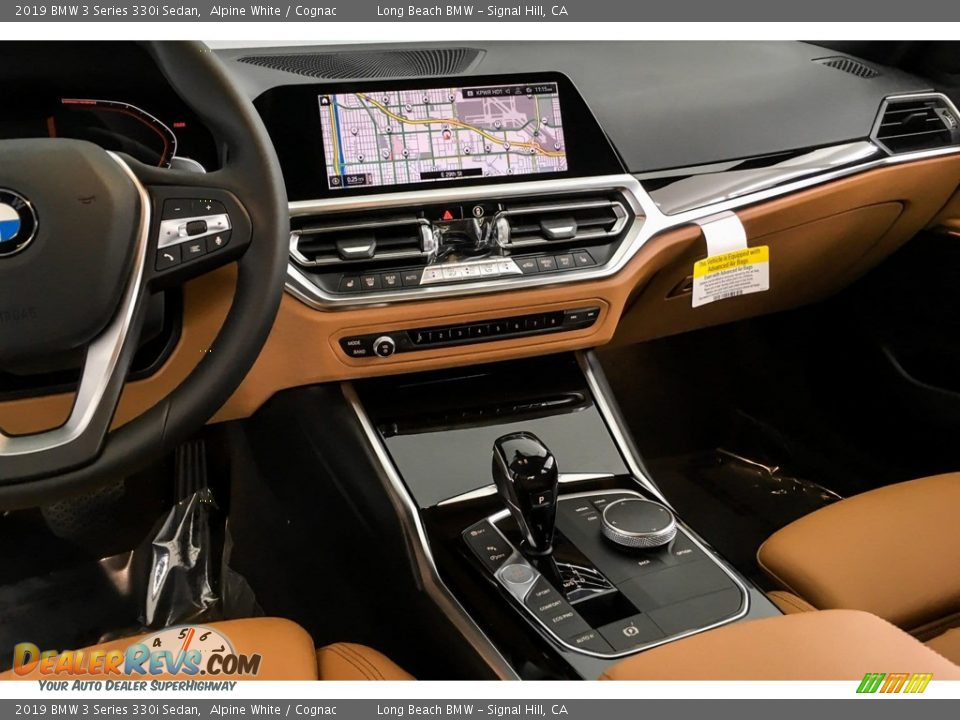 2019 BMW 3 Series 330i Sedan Alpine White / Cognac Photo #6